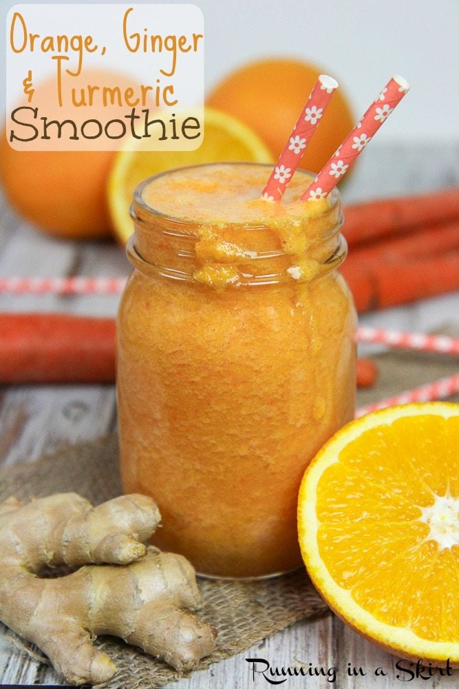 Anti Inflammatory Orange, Ginger & Turmeric Smoothie recipe