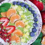 Rainbow Green Smoothie Bowl