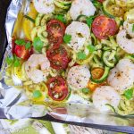 6 Ingredient Sheet Pan Shrimp and Zoodles recipe