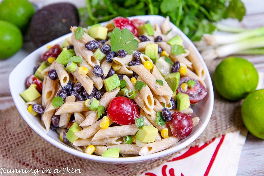 Vegetarian Tex Mex Pasta Salad recipe