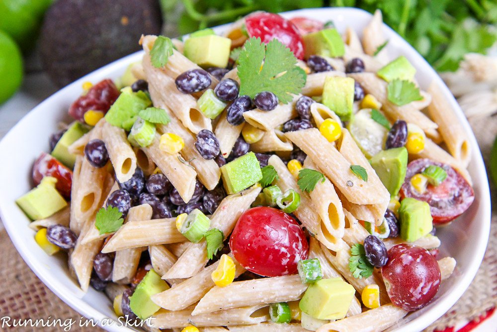 Vegetarian Tex Mex Pasta Salad recipe