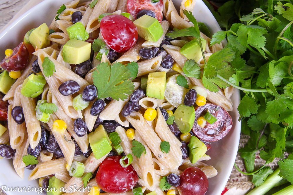 Vegetarian Tex Mex Pasta Salad recipe