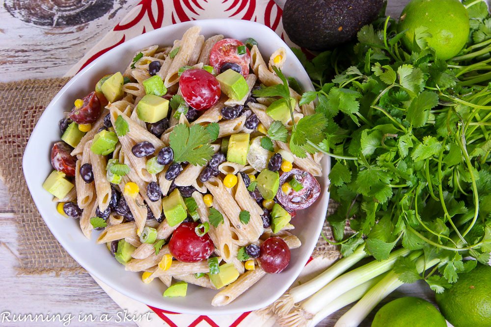 Vegetarian Tex Mex Pasta Salad recipe