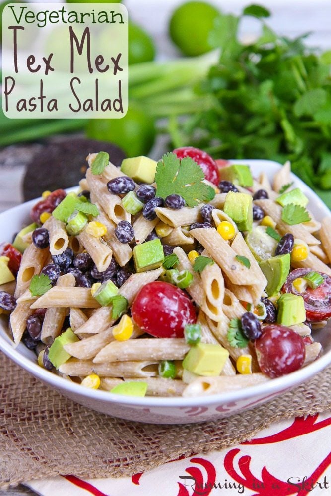 Vegetarian Tex Mex Pasta Salad recipe