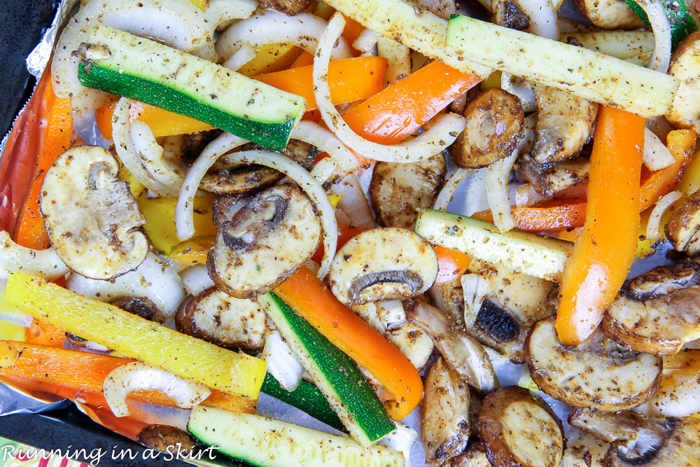 Close up of the raw ingredients.