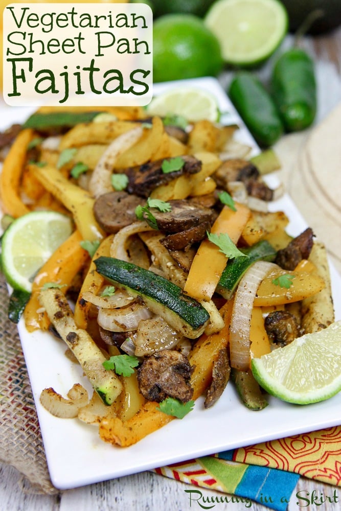 Vegetarian Fajitas Pinterest Pin