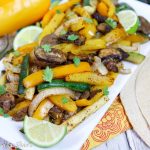 Sheet Pan Vegetarian Oven Fajitas recipe