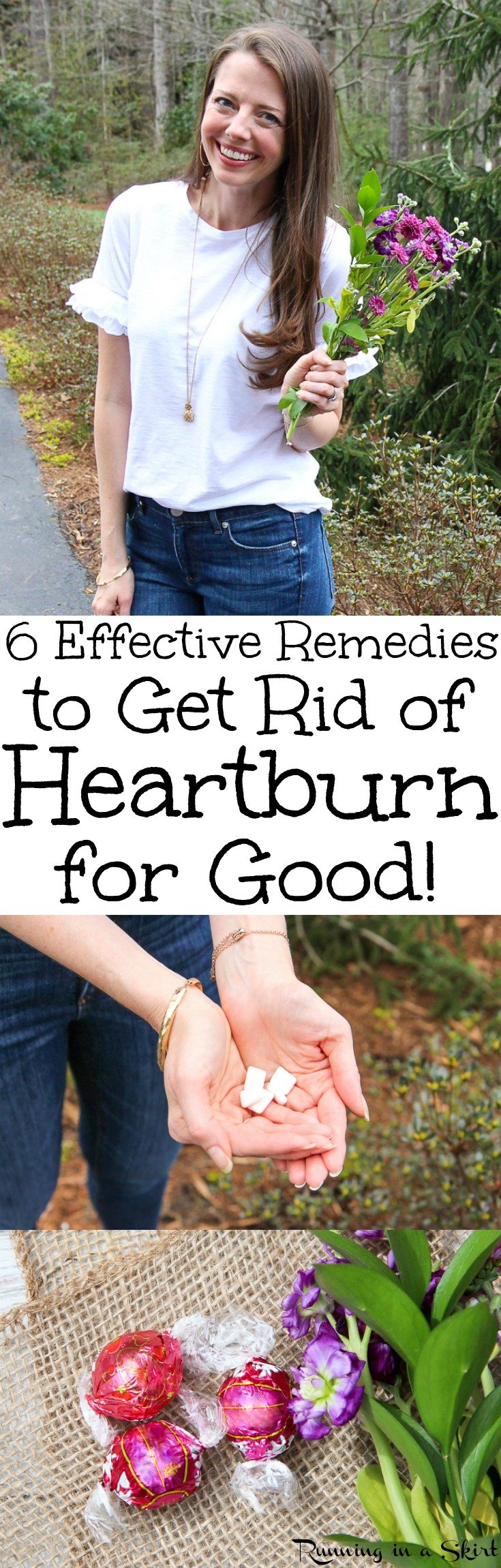6 Effective Remedies for Heartburn Relief - How to Get Rid of Heartburn Symptoms for Good including triggers, diet ideas, home remedies, and the best medicine and medication to relieve the severe pain in back of your throat and improve your overall health. / Running in a Skirt AD via @juliewunder
