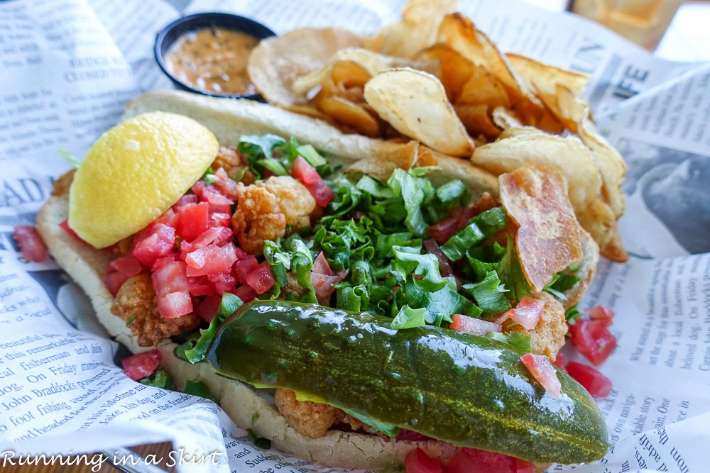 Best Restaurants in Hilton Head? Salty Dog Shrimp Po Boy