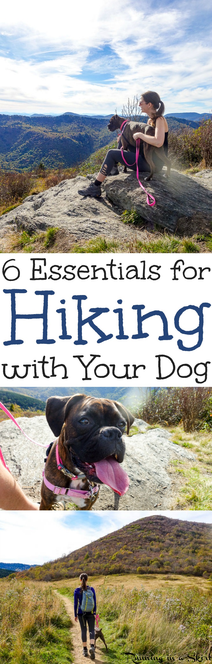 6 Essential Tips for Hiking with Dogs. -
 including things to do and thoughts for keeping your pet safe. Includes trail training and backpacking for a fun and awesome time on local trails, National Parks in the U.S. States in fall, summer, winter and spring!  Gorgeous wanderlust photography! / Running in a Skirt  via @juliewunder