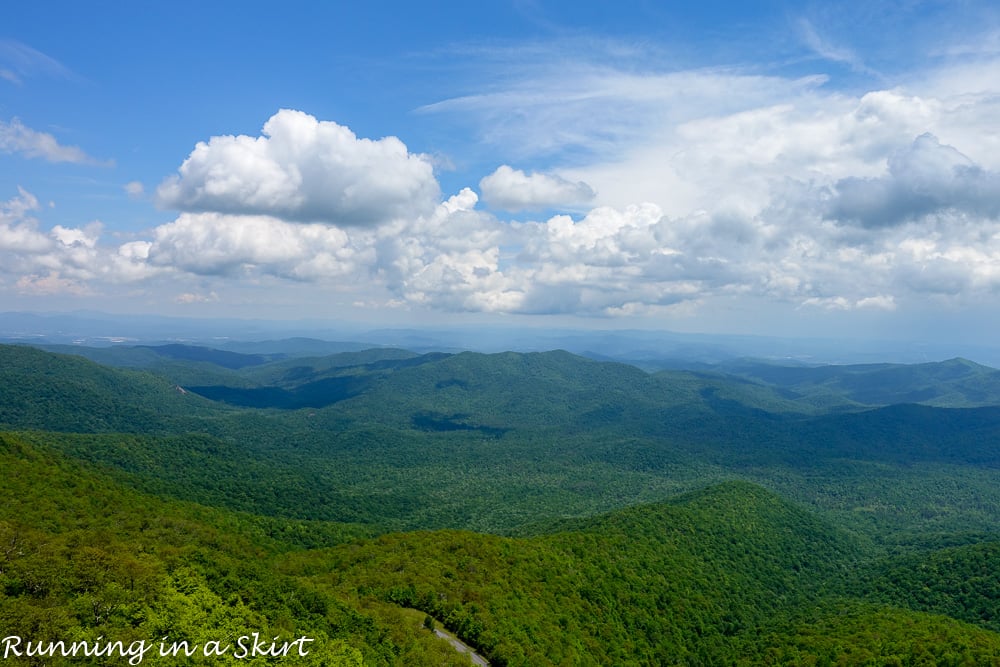 Frying Pan Tower Hike view from the top of the tower.