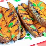 Healthy Southwest Grilled Sweet Potato Wedges recipe