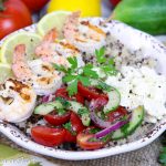 Mediterranean Grilled Shrimp Skewers Bowl recipe