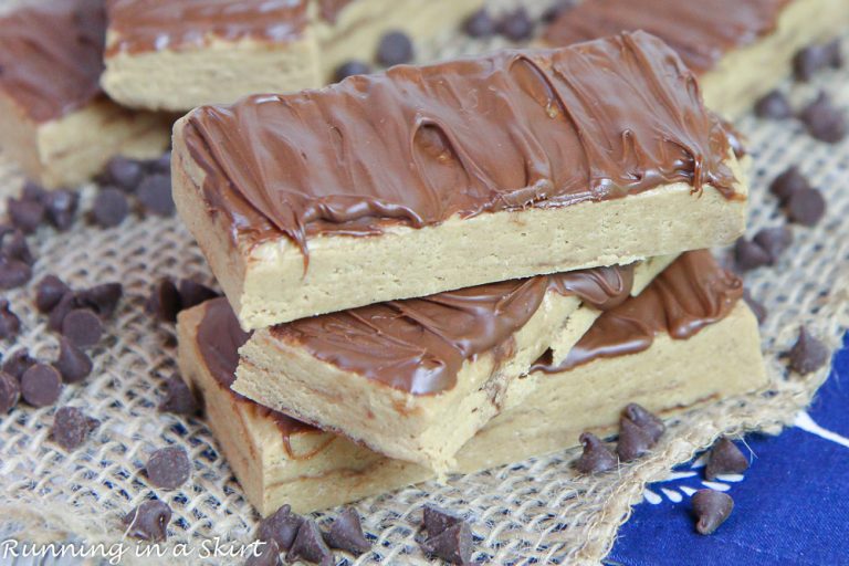 No Bake Peanut Butter Protein Bars Recipe « Running in a Skirt