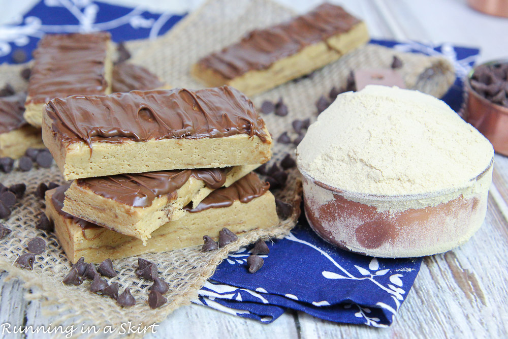 No Bake Peanut Butter Protein Bars Recipe « Running in a Skirt