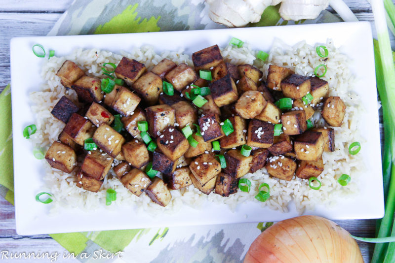 The Best Crispy Asian Baked Tofu recipe « Running in a Skirt