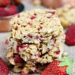 6 Ingredient Oatmeal Fresh Strawberry Squares recipe