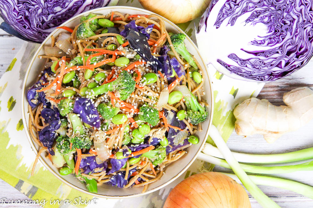 Healthy Vegetarian Lo Mein recipe