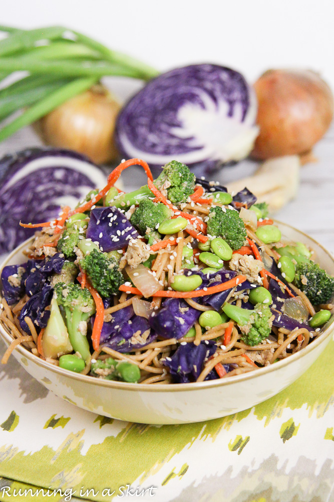 Healthy Vegetarian Lo Mein recipe