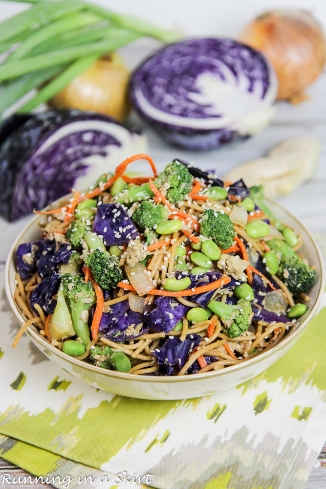 Healthy Vegetarian Lo Mein recipe