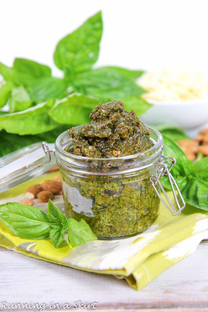 Homemade Basil Almond Pesto recipe