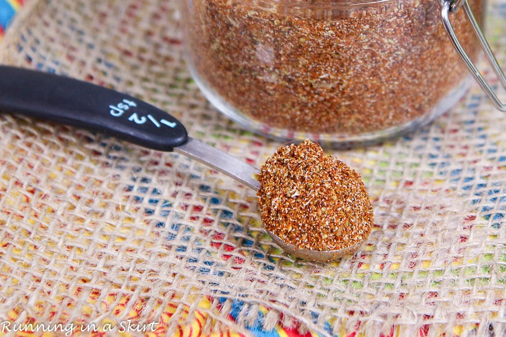 Close up of Mexican Spice Blend Mix