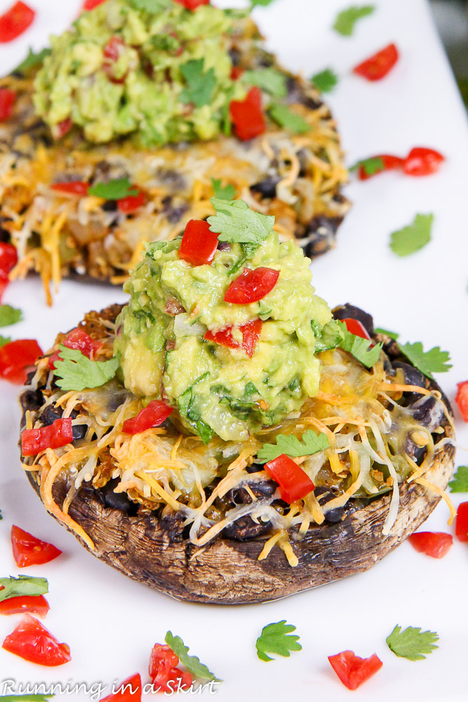 Mexican Vegetarian Taco Stuffed Mushrooms