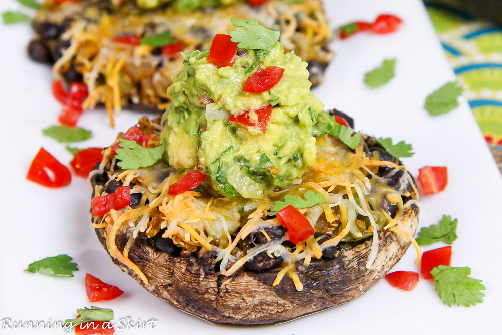 Mexican Vegetarian Taco Stuffed Mushrooms