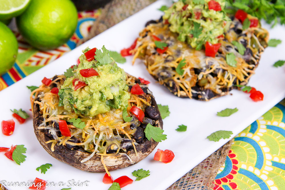 Mexican Vegetarian Taco Stuffed Mushrooms