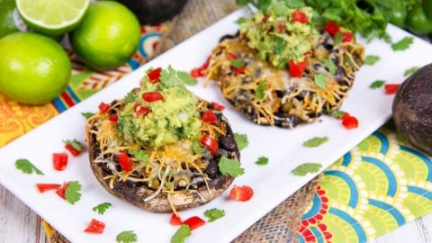 Mexican Vegetarian Taco Stuffed Mushrooms