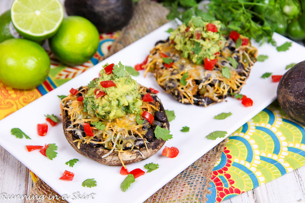 Mexican Vegetarian Taco Stuffed Mushrooms