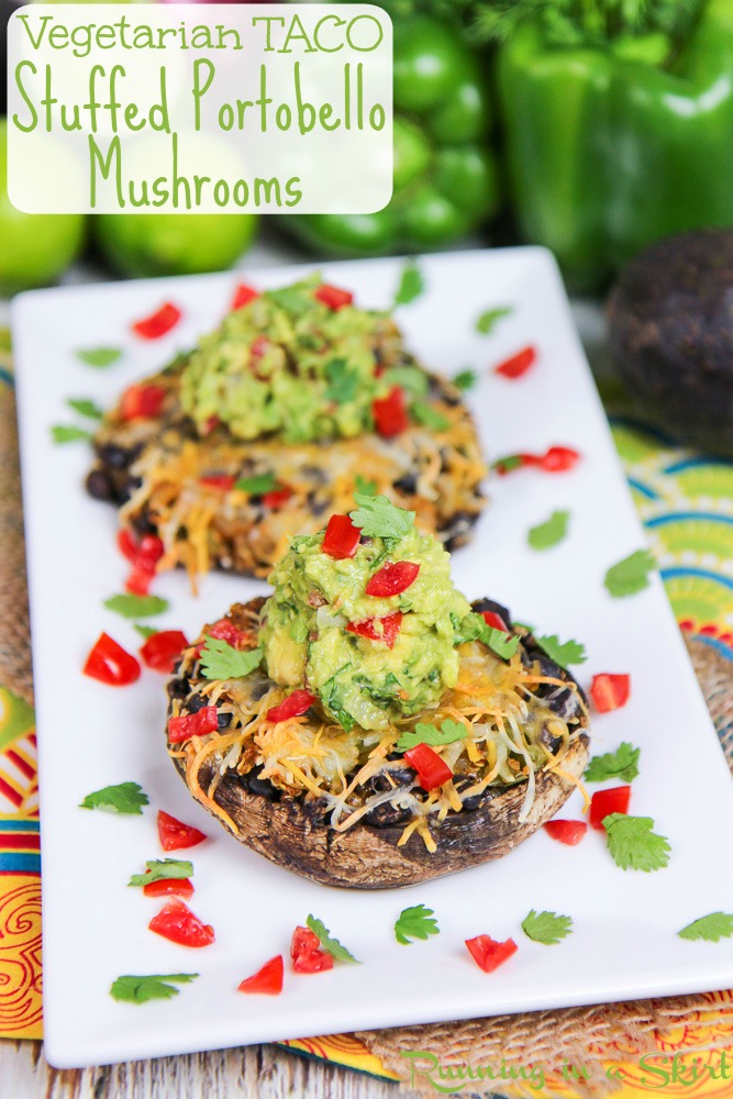 Mexican Vegetarian Taco Stuffed Mushrooms