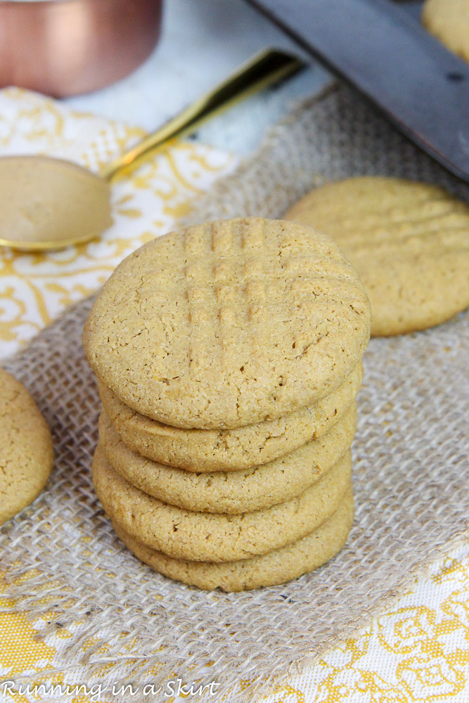 healthy Whole Wheat Peanut Butter Cookie recipe