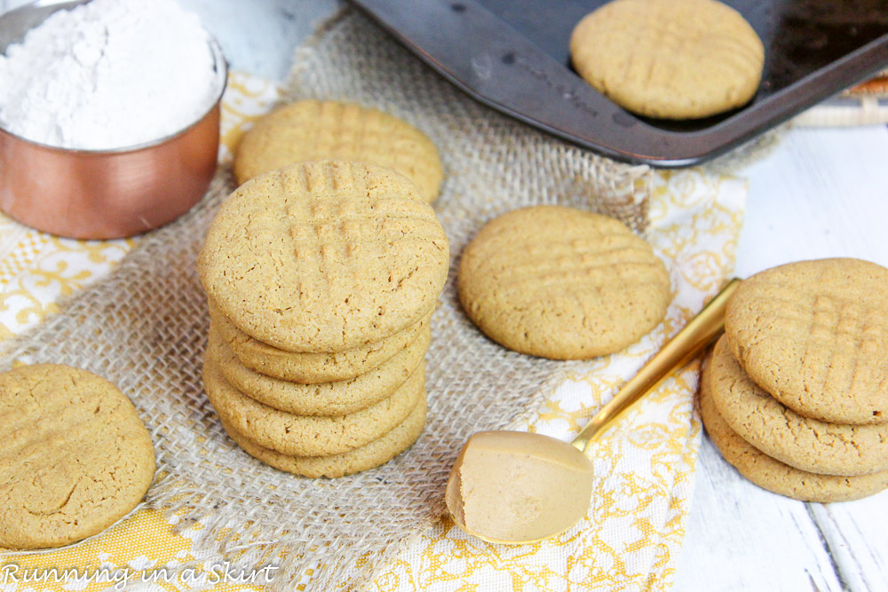 healthy Whole Wheat Peanut Butter Cookie recipe