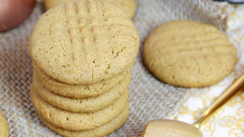 healthy Whole Wheat Peanut Butter Cookie recipe