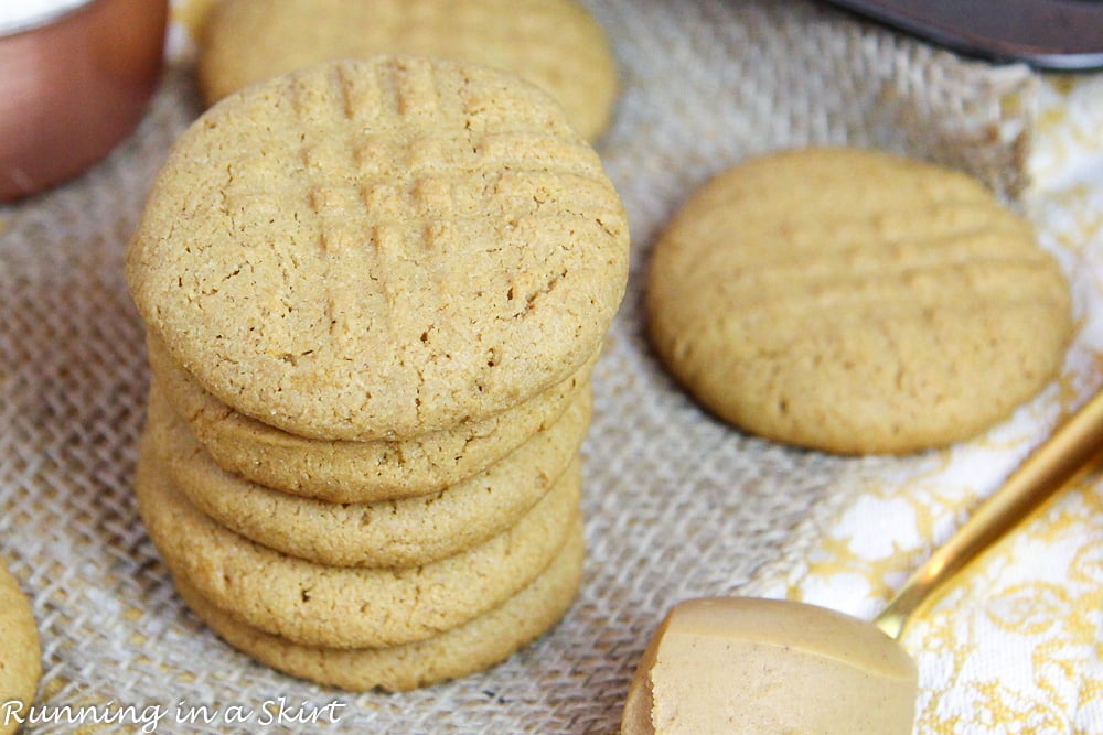 healthy Whole Wheat Peanut Butter Cookie recipe