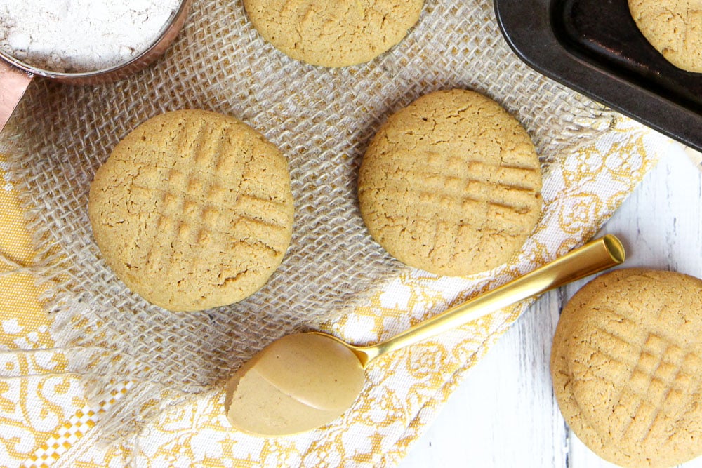 healthy Whole Wheat Peanut Butter Cookie recipe