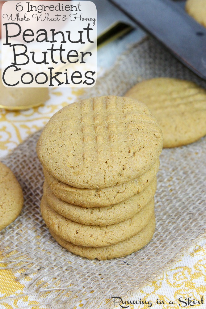 healthy Whole Wheat Peanut Butter Cookie recipe