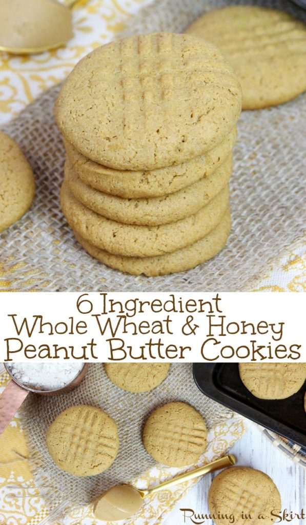 healthy Whole Wheat Peanut Butter Cookie recipe