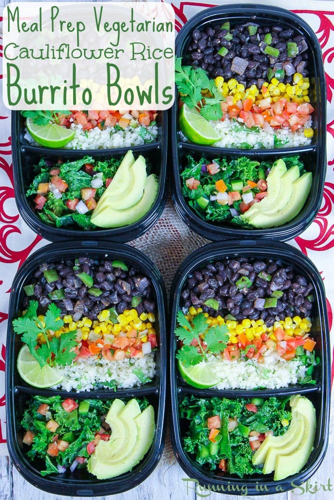 Meal Prep Easy Vegetarian Burrito Bowl recipe