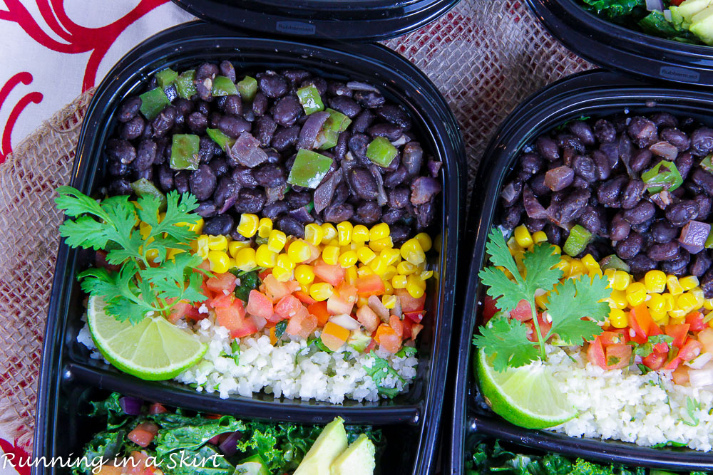 Meal Prep Easy Vegetarian Burrito Bowl recipe