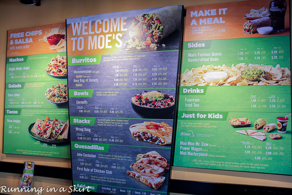 Moes Vegetarian Options