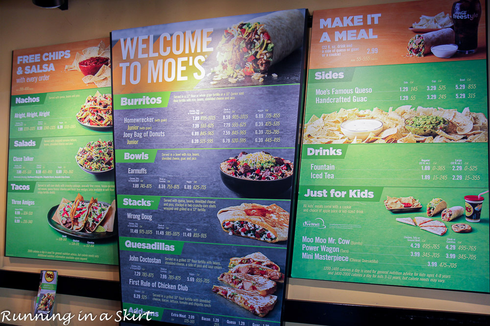 Moes Vegetarian Options