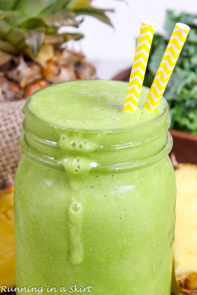 Kale Pina Colada Smoothie recipe