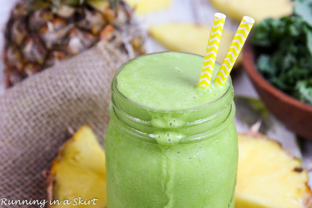 Kale Pina Colada Smoothie recipe