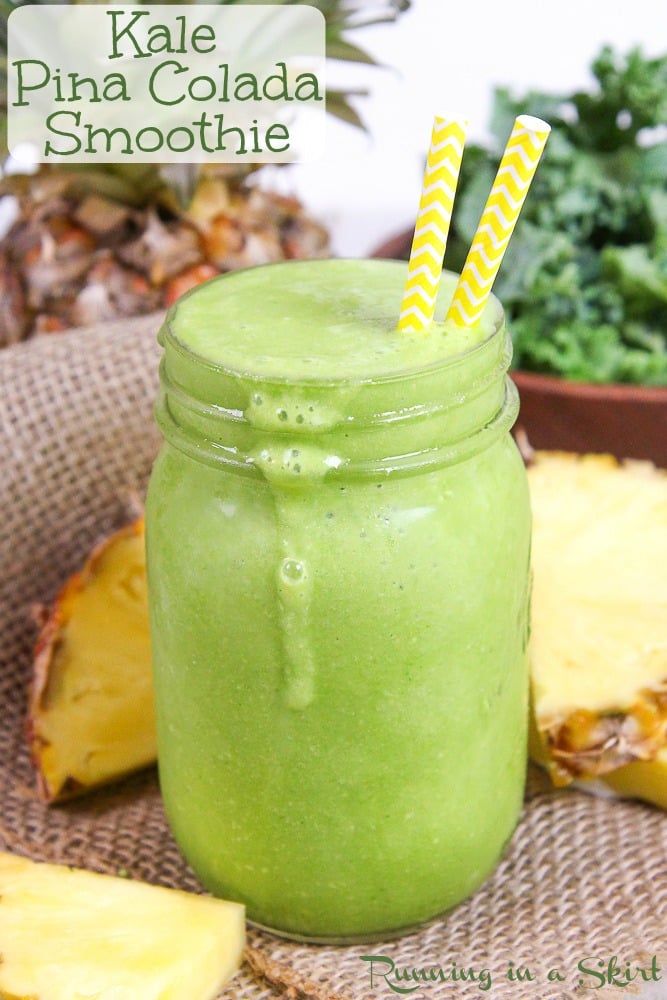 Kale Pina Colada Smoothie recipe