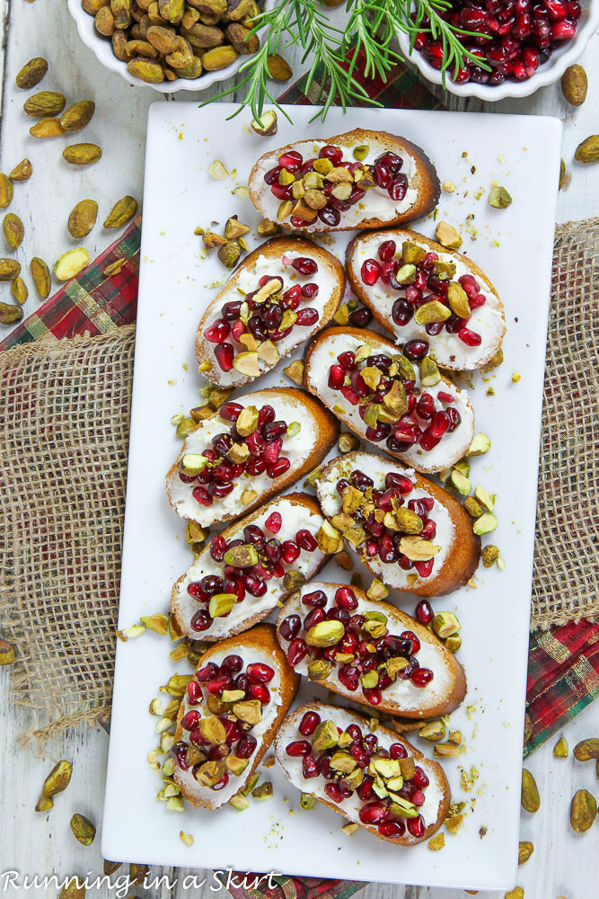 Pomegranate Crostini Recipe Easy Christmas Appetizers