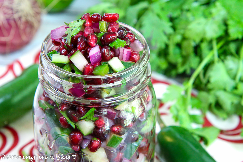 pomegranate cucumber salsa recipe