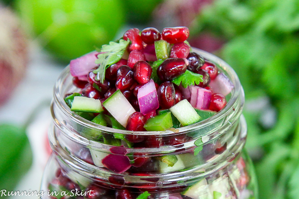 pomegranate cucumber salsa recipe