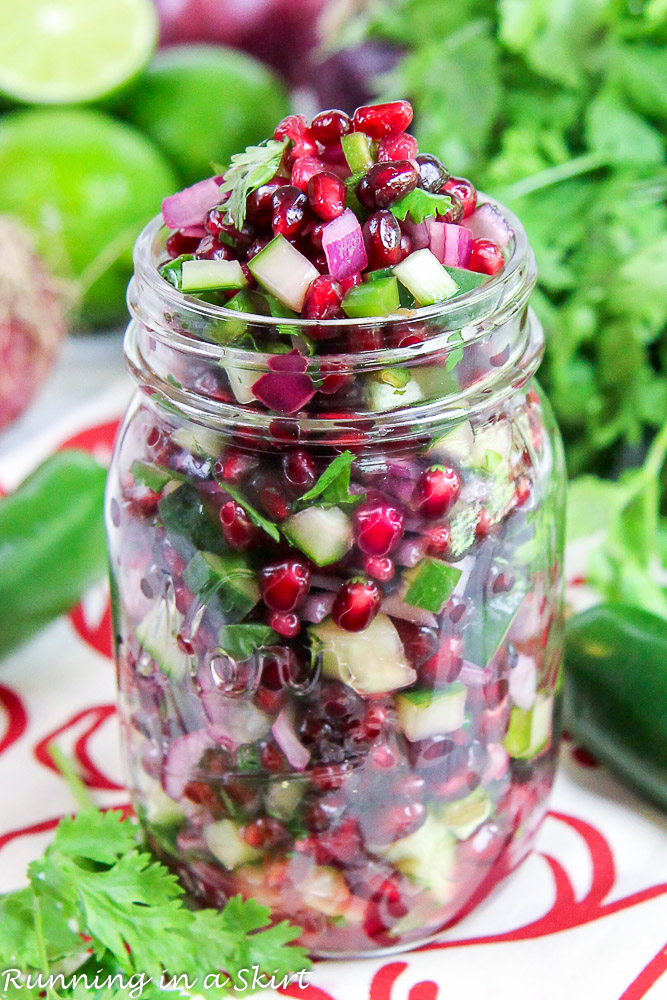 pomegranate cucumber salsa recipe